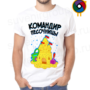 Футболка  Командир песочницы