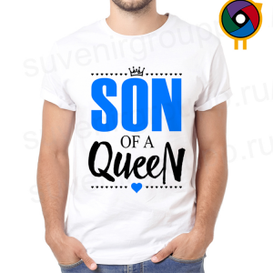 Футболка  SON OF A QUEEN