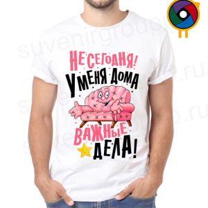 Футболка  Не сегодня!
